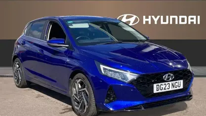 Begagnad Hyundai i20 Premium 101 HK (74 kW) 2023 Blå Halvkombi