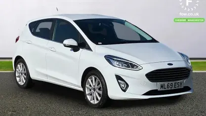 Usado Ford Fiesta Titanium 125 HP (91 kW) 2019 Branco Citadino