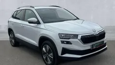 Moon white metallic Used 2024 Skoda Karoq SE Drive SUV | £23,350 (Fair price)