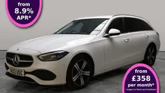 White Used 2022 Mercedes C220 Estate | £24,521 (Super price)