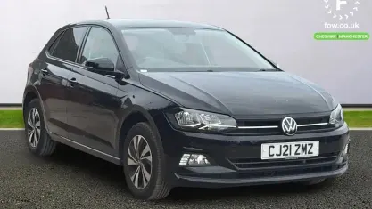 Used VW Polo Match 95 HP (69 kW) 2021 Black Hatchback