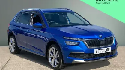 Begagnad Skoda Kamiq SE L Executive 150 HK (110 kW) 2023 Blå SUV