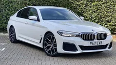 White Used 2022 BMW 520 M Sport Sedan | £26,999 (Fair price)