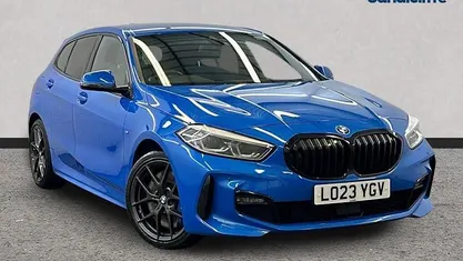 Used BMW 118 M Sport 136 HP (100 kW) 2023 Blue Hatchback