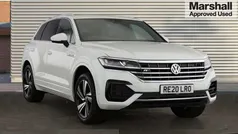 White Used 2020 VW Touareg R-line SUV | £32,182 (Fair price)