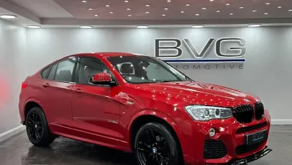 Used BMW X4 M Sport 258 HP (189 kW) 2016 Red SUV