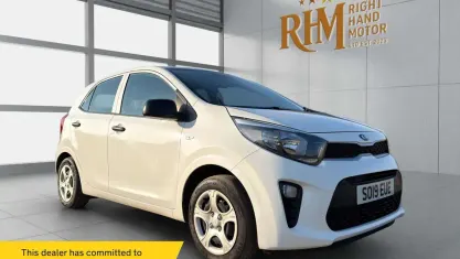 Used Kia Picanto 67 HP (49 kW) 2019 White Hatchback