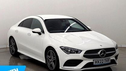 Używany Mercedes CLA180 AMG Line Premium 136 KM (100 kW) 2022 Biały Sedan/Limuzyna