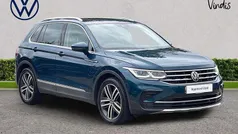 Blue Used 2021 VW Tiguan Elegance SUV | £20,325 (Fair price)