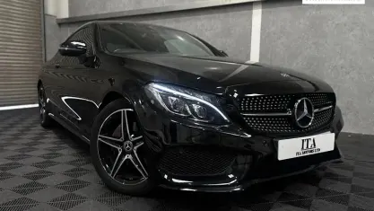 Used Mercedes C200 AMG Line Premium 184 HP (135 kW) 2018 Black Coupe