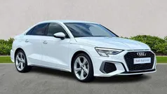 White Used 2022 Audi A3 S-Line Sedan | £24,613 (Fair price)