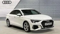 White Used 2022 Audi A3 S-Line Sedan | £21,750 (Fair price)