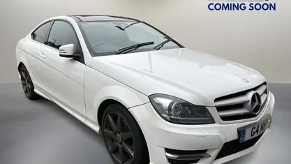 White Used 2014 Mercedes C180 Sport Edition Coupe | £8,950 (Fair price)