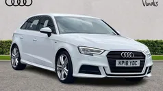 White Used 2018 Audi A3 S-Line Hatchback | £12,600 (Good price)