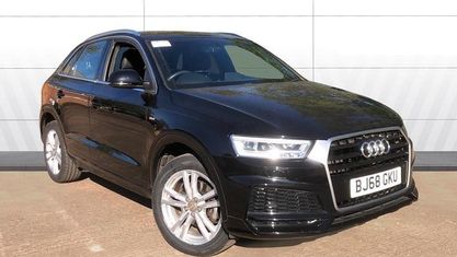 Używany Audi Q3 S-Line 150 KM (110 kW) 2018 Czarny SUV
