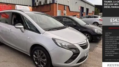 Used Vauxhall Zafira Tourer 131 HP (96 kW) 2015 MPV