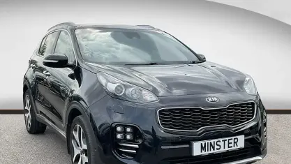 Used Kia Sportage GT-Line S 185 HP (136 kW) 2017 Black SUV