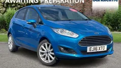 Blue Used 2016 Ford Fiesta Titanium Hatchback | £6,289 (Fair price)