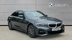 Mineral grey metallic Used 2021 BMW 330e M Sport Sedan | £20,495 (Fair price)