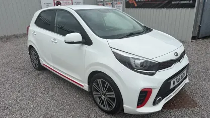 Used Kia Picanto GT-Line 84 HP (61 kW) 2018 White Hatchback
