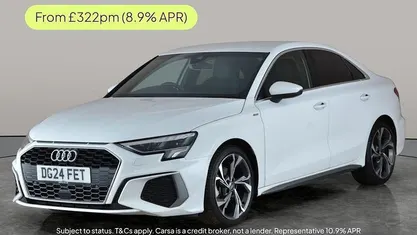 White Used 2024 Audi A3 S-Line Sedan | £23,708 (Good price)