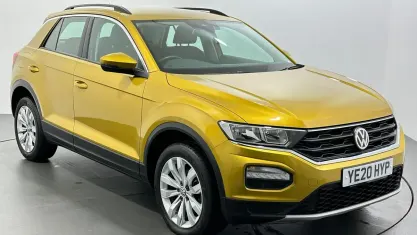 Used VW T-Roc SE 150 HP (110 kW) 2020 Yellow SUV