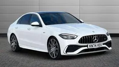 White Used 2024 Mercedes C43 AMG Premium Plus Sedan | £50,691 (Fair price)