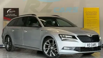 Used Skoda Superb SportLine 190 HP (139 kW) 2017 Silver Estate