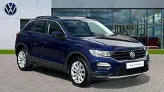 Atlantic blue metallic Used 2019 VW T-Roc SE SUV | £16,537 (Fair price)