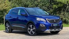 Blue Used 2019 Peugeot 3008 Allure SUV | £15,027 (Fair price)