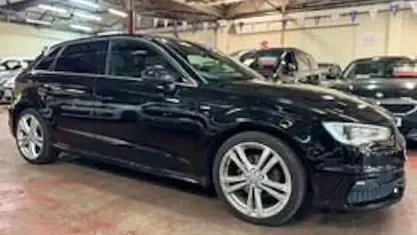 Used Audi A3 Sportback S-Line 125 HP (91 kW) 2015 Black Hatchback