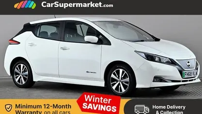 White Used 2019 Nissan Leaf Acenta Hatchback | £7,976 (Fair price)