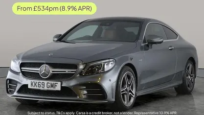 Grey Used 2019 Mercedes C43 AMG Premium Plus Coupe | £27,847 (Fair price)