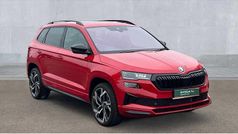 Red Used 2025 Skoda Karoq SportLine SUV | £29,960 (Fair price)