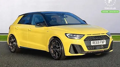 Yellow Used 2019 Audi A1 Sportback S-Line Hatchback | £15,999 (Fair price)