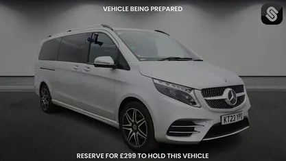 Silver Used 2023 Mercedes V220 AMG line MPV | £54,700 (Super price)