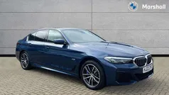 Blue Used 2022 BMW 530e M Sport Sedan | £28,590 (Fair price)