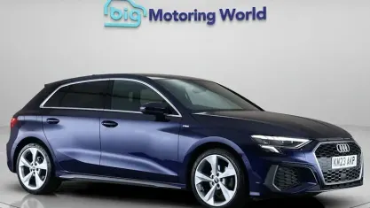 Used Audi A3 Sportback S-Line 110 HP (80 kW) 2023 Blue Hatchback
