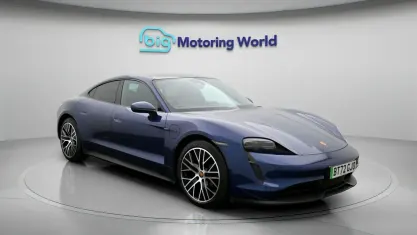 Used Porsche Taycan Performance Package 350 kW (476 HP) 2022 Blue Sedan