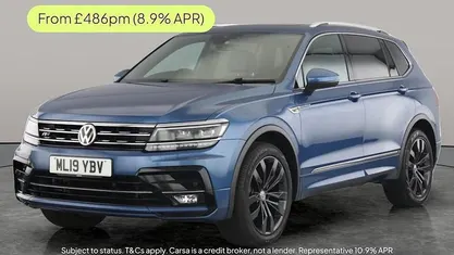 Blue Used 2018 VW Tiguan Allspace R-line SUV | £23,661 (Fair price)