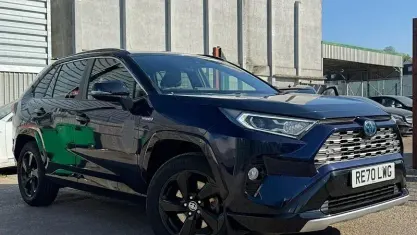 Used Toyota RAV4 Hybrid 218 HP (160 kW) 2020 Blue SUV