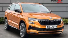 Orange Used 2022 Skoda Karoq SportLine SUV | £23,595 (Fair price)