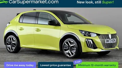 Used Peugeot 208 GTi 102 HP (75 kW) 2024 Yellow Hatchback
