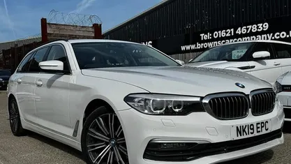 Used BMW 530 Comfort Edition 265 HP (194 kW) 2019 White Estate