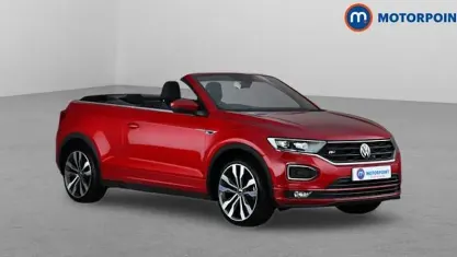 Used VW T-Roc Cabriolet R-line 150 HP (110 kW) 2021 Red Cabriolet