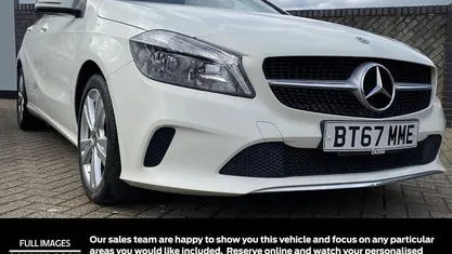Used Mercedes A160 102 HP (75 kW) 2017 White Hatchback