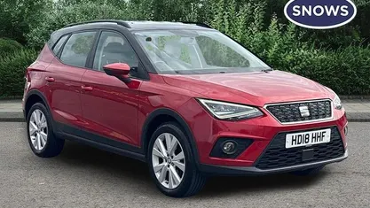Used Seat Arona SE Technology 95 HP (69 kW) 2018 Red SUV