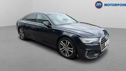 Used Audi A6 S-Line 204 HP (150 kW) 2023 Blue Sedan