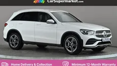 White Used 2021 Mercedes GLC220 AMG line Estate | £26,697 (Fair price)