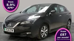 Black Used 2021 Nissan Leaf Acenta Hatchback | £7,558 (Fair price)